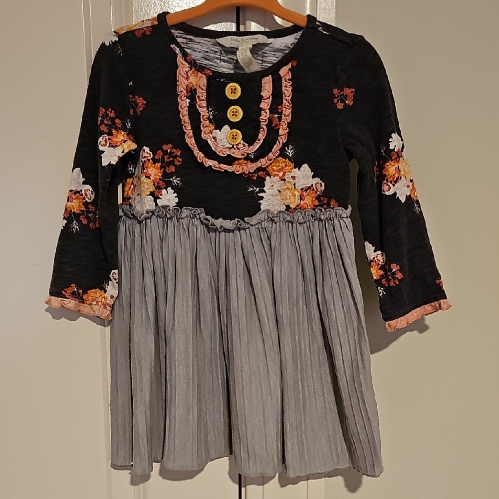 18-24m Matilda Jane x Joanna Gaines Dress Gray Floral